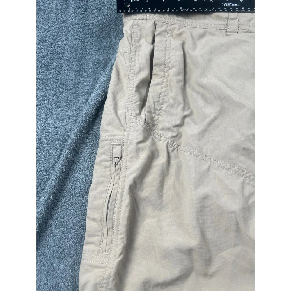 The North Face Mens Size‎ 38 Regular Cargo Shorts Khaki Outdoor Hiking Casual